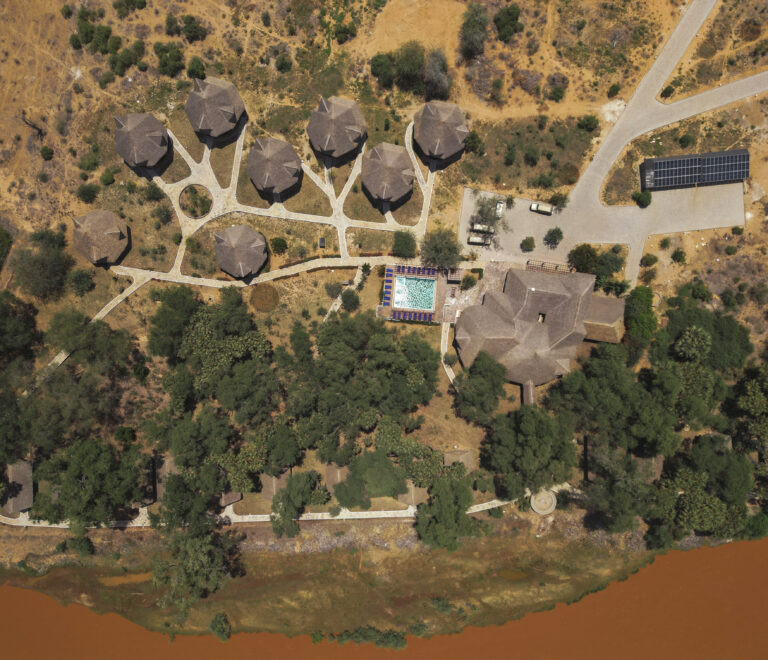 Aerial View of the camp
