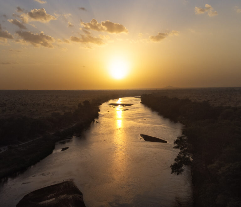 Sundowners by the river